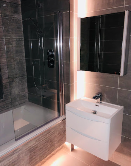 Sleek bathroom fittings